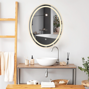 LED Lighted Oval Bathroom Mirrors