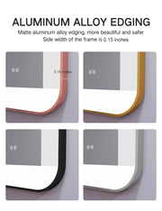 20x32 Bathroom Vanity Mirror with Lights, Defogger