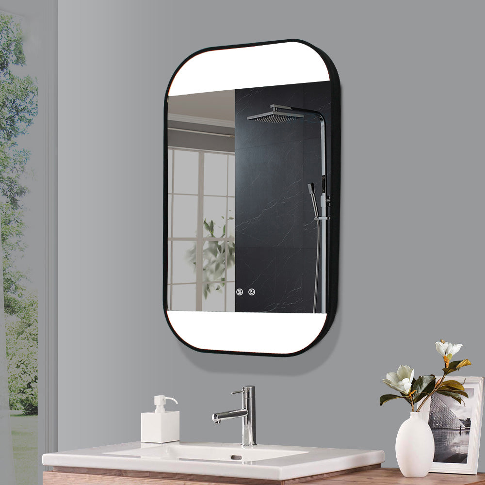 Miroir de salle de bain LED avec capteur et anti-buée - LUXS - Cdiscount  Maison