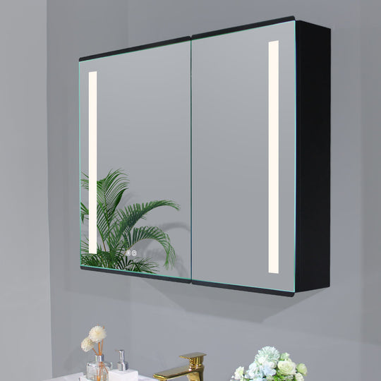 34x26 LED Lighted Medicine Cabinet with Defogger - Recessed or Surface Mount, Dimmable, 3 Color Temps