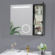 LED Lighted Medicine Cabinet Mirror with Magnifying
