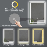 Rectangle Bathroom Vanity Mirror with Lights