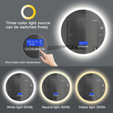 Round Bluetooth Speaker Music Call Vanity Mirror with Lights
