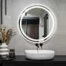LED Lighted Round Bathroom Vanity Mirror